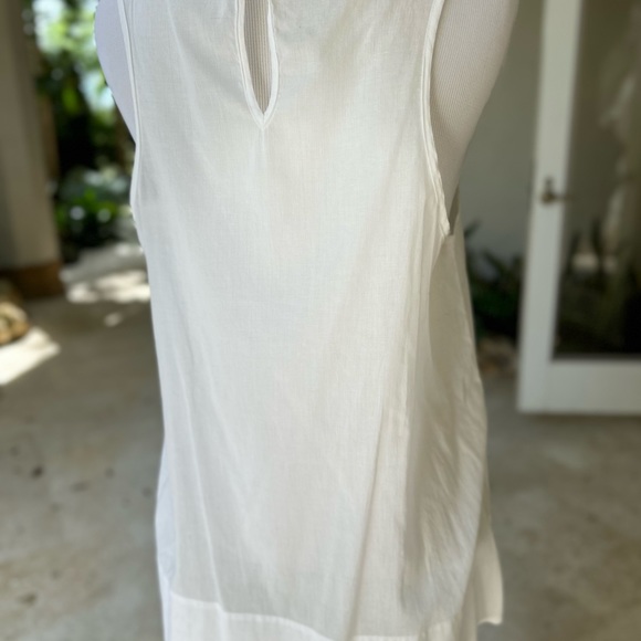 Zara Basics white cotton sleeveless top size M - Picture 7 of 7